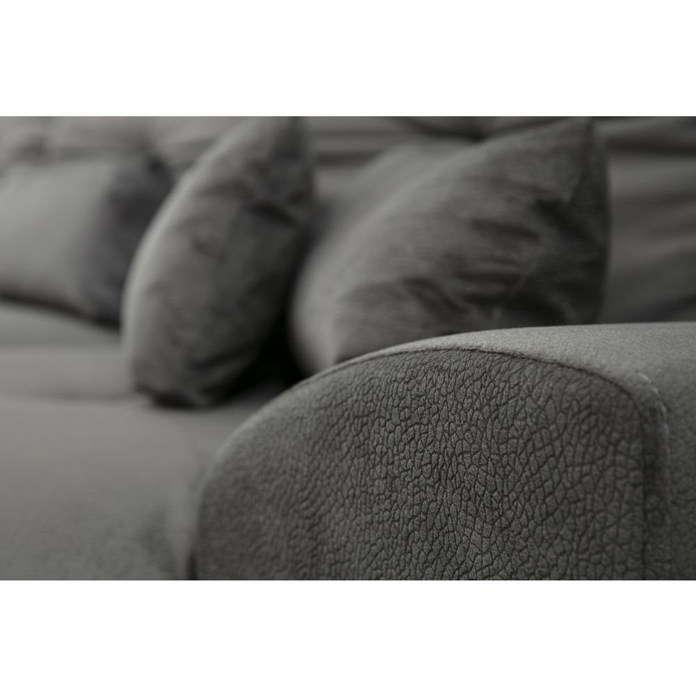 Ugaona Sofa Frido Corner Right (L3+Chl) u Antracit Boji slika 12