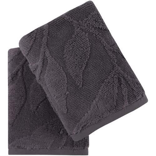 Estela - Dark Grey Dark Grey Hand Towel Set (2 Pieces) slika 3