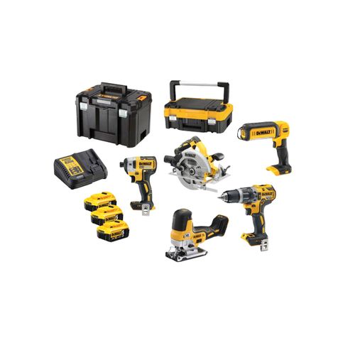 Dewalt DCK500P3T 5-dijelni set aku alata 18v 5.0ah + 2 kofera  slika 1