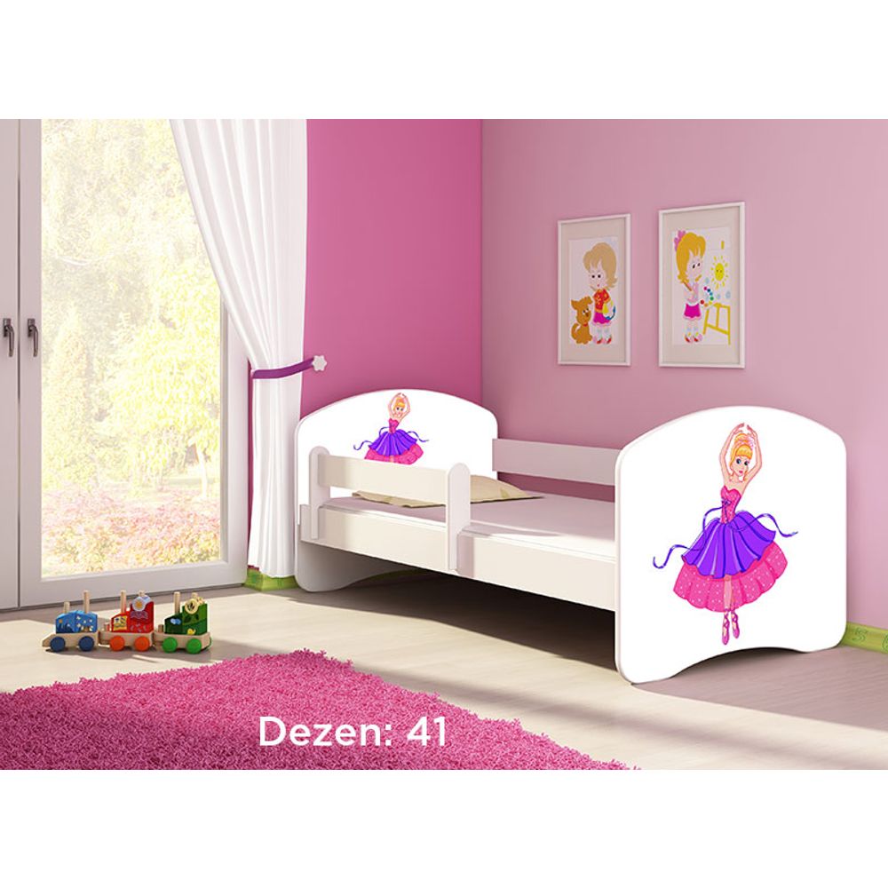 ACMA Dječiji krevet Acma II White - 180x80cm - Dezen 41 slika 2