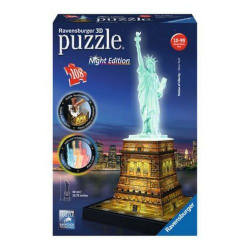 3D Puzzle Night Edition Ravensburger 12596 (108 pcs) 216 Dijelovi slika 1