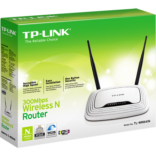 TP-LINK Wireless N Router, 4 porta, 300Mbps, 2x5dBi antena - TL-WR841N slika 2