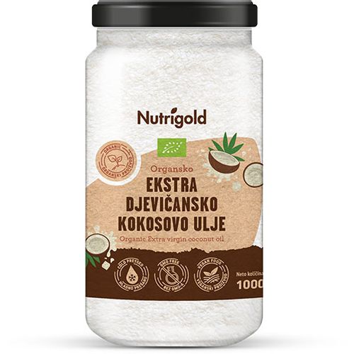 Nutrigold Ekstra djevičansko kokosovo ulje - Organsko 1000ml  slika 1