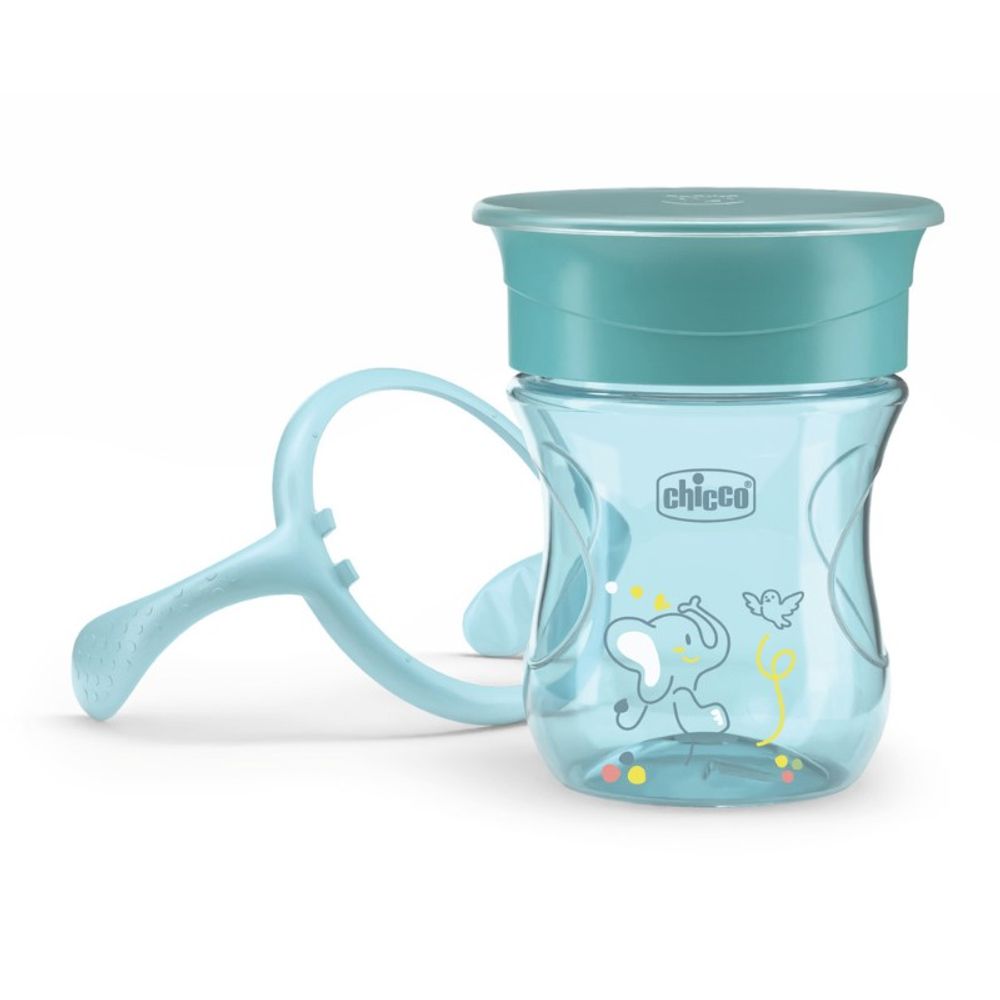 Chicco Čaša za bebe 360° Perfect 200ml, Azzuro slika 2