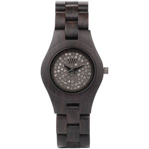 Ženski sat We Wood MOON CRYSTAL BLACK