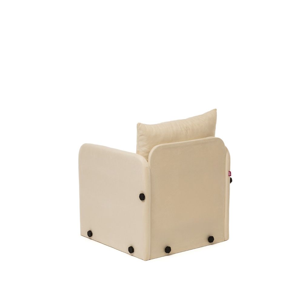 Saga Single - Krevet-sofa u krem boji za jednu osobu slika 6