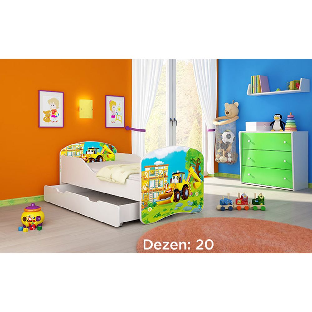 ACMA Dječiji krevet Acma I sa ladicom - 160x80cm - Dezen 20 slika 2
