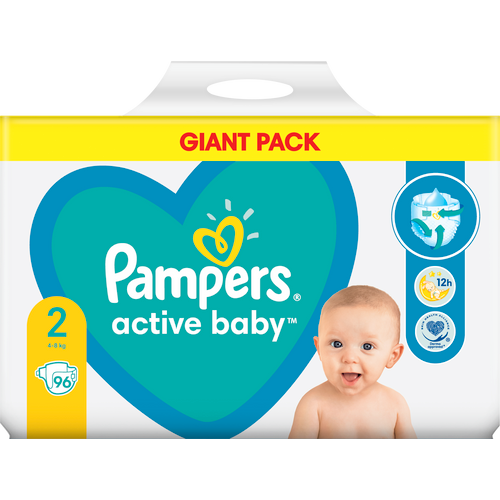 Pampers Active Baby Giant Pack slika 2