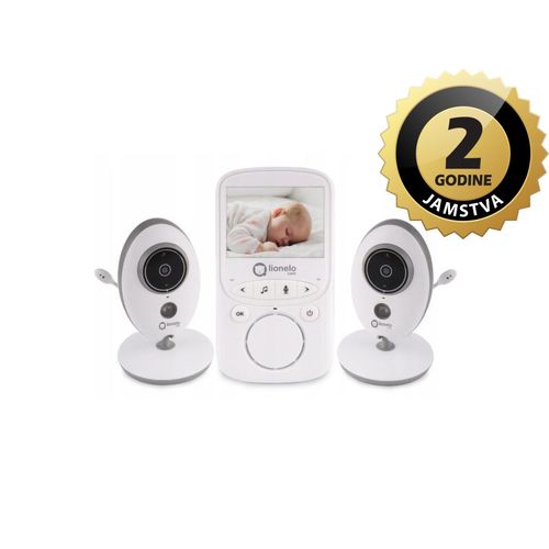 Lionelo dječji video monitor BabyLine 5.1, 2xkamera, 8 uspavanki, domet do 300m slika 1