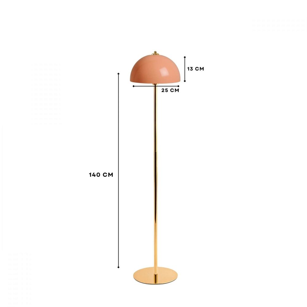 Podna Lampa 242398 - Boje: Losos Zlatna slika 3