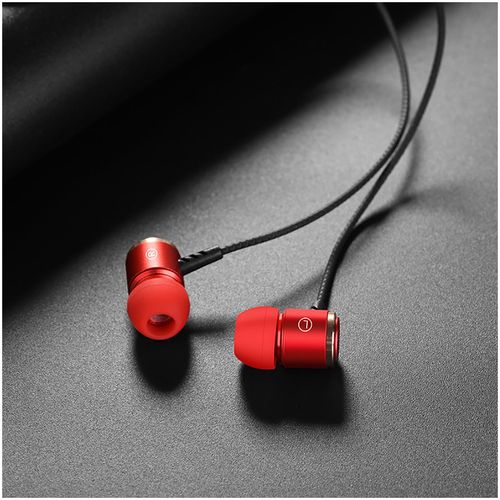 hoco. Slušalice sa mikrofonom, 3.5 mm,dužina kabela 1.2 met,crvena - M42 Ice rhyme MIC, RD slika 5