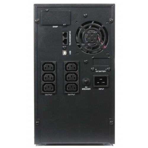 EG-UPS-PS3000-01 Gembird UPS sa stabilizatorom 3000VA (2400W) pure sine wave, LCD, USB, black slika 2
