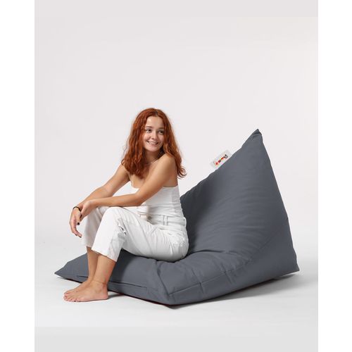 Atelier Del Sofa Vreća za sjedenje, Pyramid Big Bed Pouf - Fume slika 8