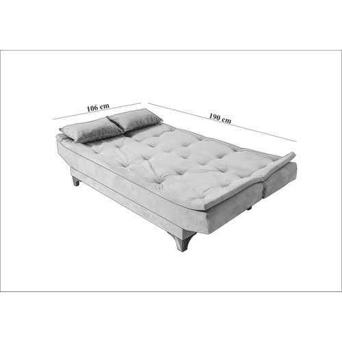 Kelebek - Anthracite, Cream Anthracite
Cream 3-Seat Sofa-Bed slika 7