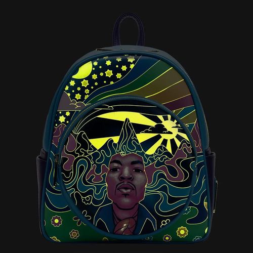 Jimi Hendrix Psychodelic Landscape Zip Mini Backpack slika 2