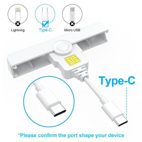 Kettz Tip C USB čitač ID smart CR-K500C slika 1