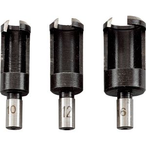 KWB set za čepovanje 10, 12 i 16 mm, 3 kom