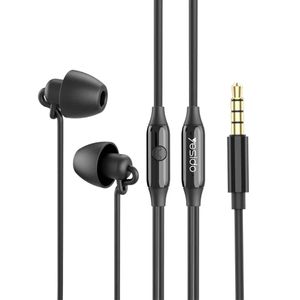 Yesido - Stereo slušalice (YH29) - Jack 3,5 mm s mikrofonom, 1,2 m - crne