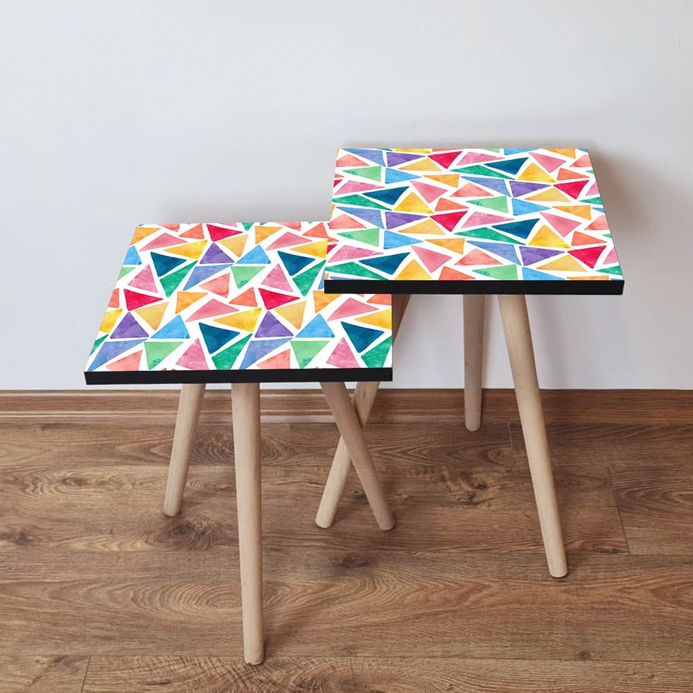Nesting stolovi 2Shp16 - (2 komada) - boje: višebojni slika 1