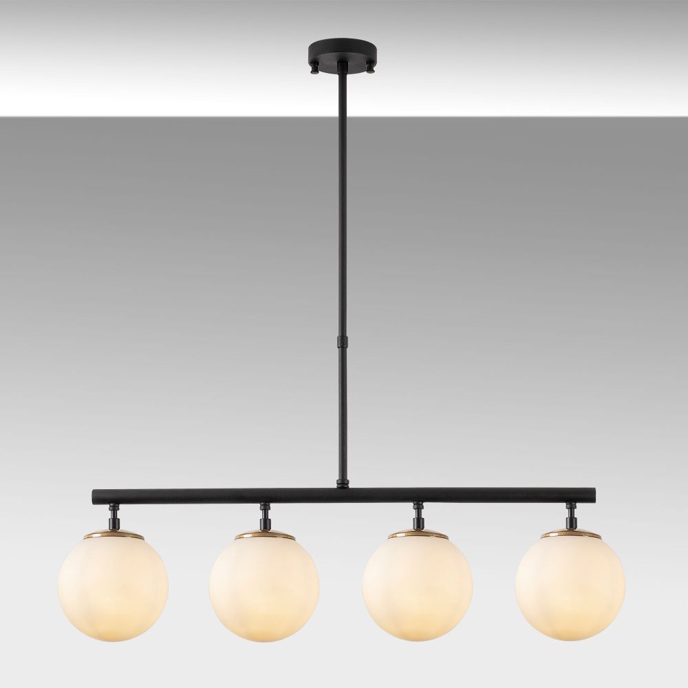 Fazli - 10425 Crno-Zlatni-Bijeli Luster slika 3
