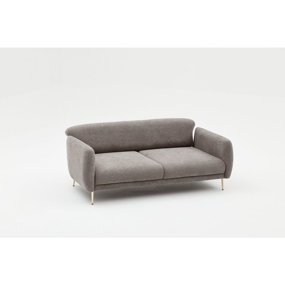 Simena - Siva Zlatna Sofa na Razvlačenje za 3 Osobe slika 5