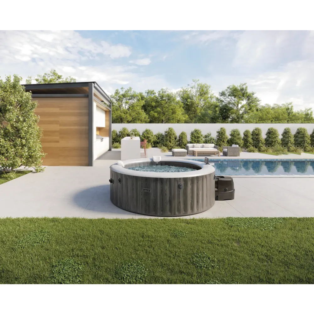 Intex bazen hidromasažni okrugli 216 x 216 x 71 cm Greywood Deluxe - 28442NP slika 5