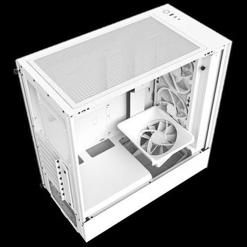 NZXT CASE H5 ELITE WHITE Mini-ITX, Micro-ATX, ATX Mid-Tower, 3x Fans slika 3