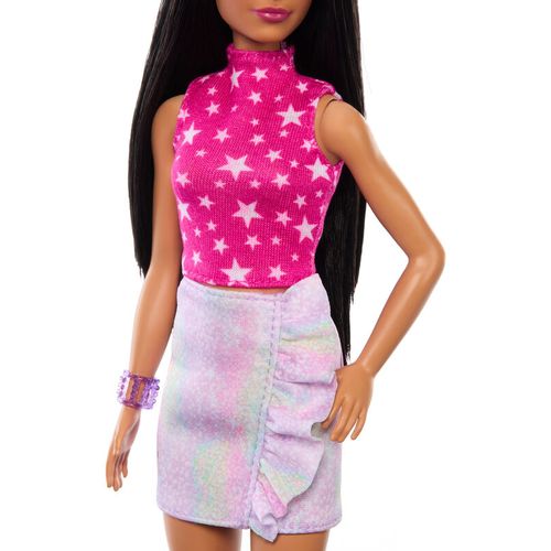 Barbie Fashionista Pink Rock Dress doll slika 6