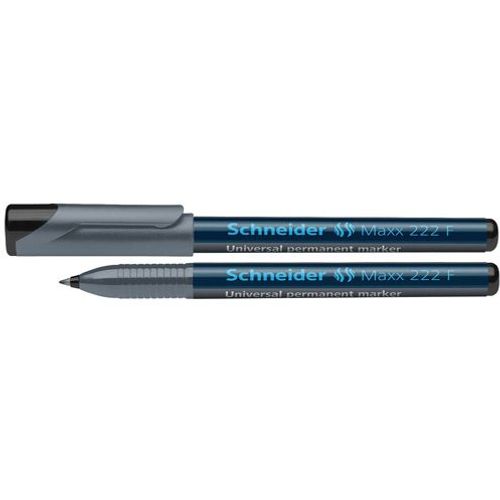 Flomaster Schneider, permanent marker, OHP Maxx 222 F, 0,7 mm, crni slika 2