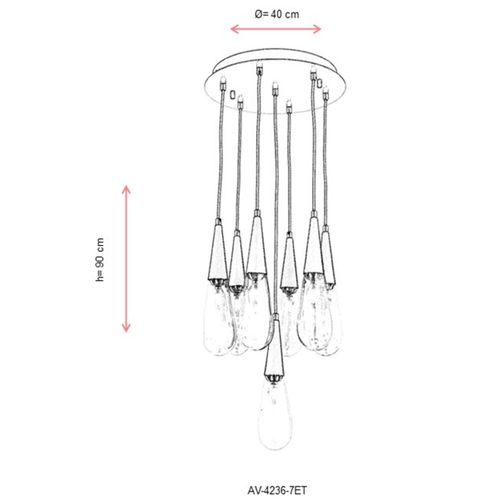 Luster Antiquation AV-4236-7ET slika 3