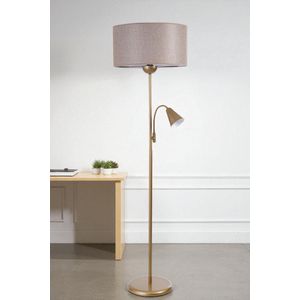 Opviq Podna lampa 775, bež, zlatna
