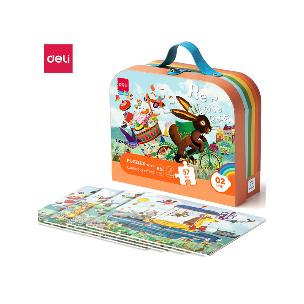 Deli Puzzle koferče 2. nivo (sijaju u mraku) EH743 slika 1
