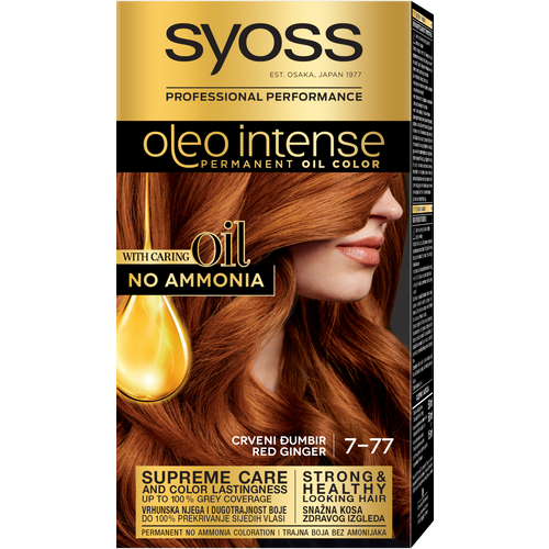 SYOSS OLEO INTENSE boja za kosu 7-77  Crveni Đumbir slika 1