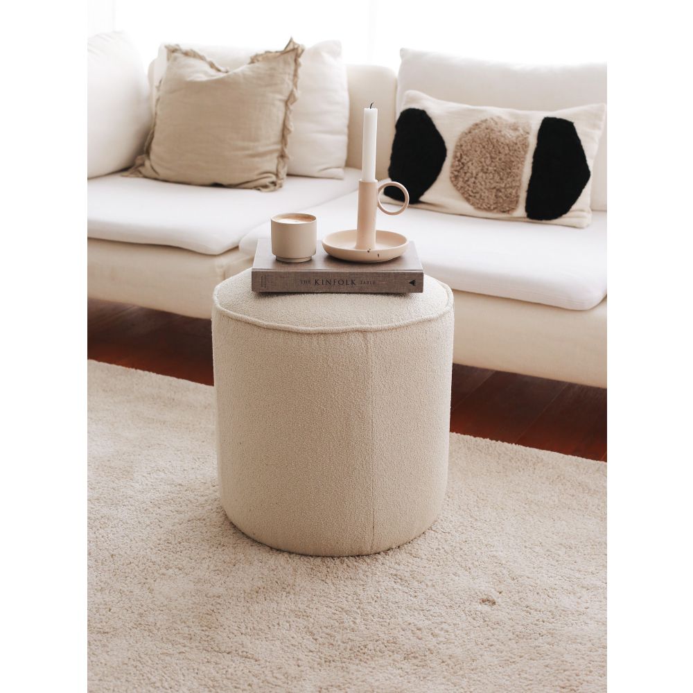 Teddy - Kremasti Pouf slika 1