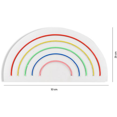 Wallity Ukrasna plastična LED rasvjeta, Rainbow - Multicolor slika 8