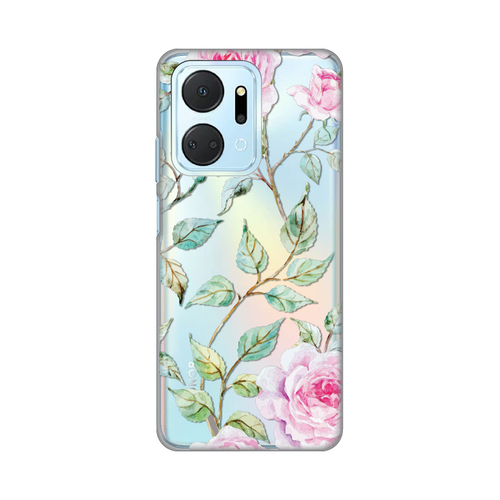 Torbica Silikonska Print Skin za Honor X7a Roses Pattern slika 1