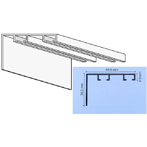 Sense Home aluminijumska plafonska garnišna 261681 slika 1