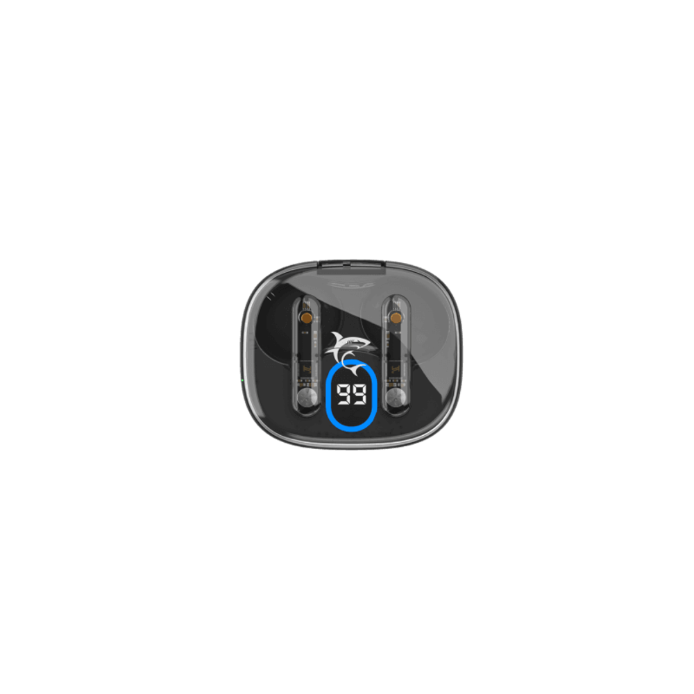 WHITE SHARK EARBUDS Slušalice + mikrofon Bluetooth GEB-TWS37 HYPERBEAT, crne slika 2