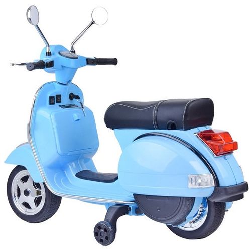 Vespa licencirani skuter na akumulator - plavi slika 8