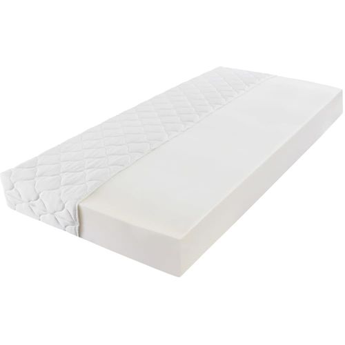 Krevet od umjetne kože sa madracem LED bijeli 140 x 200 cm slika 57