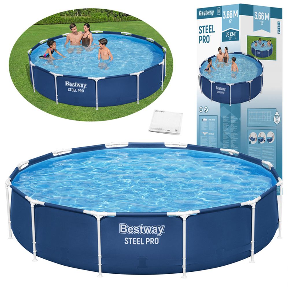 Bestway stalkasti bazen 366x76 cm 6,473L 56706 slika 1