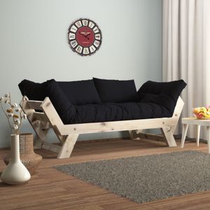 Dvosjed sofa CPT8111-210 - boje: Prirodna, Crna i Vrtna