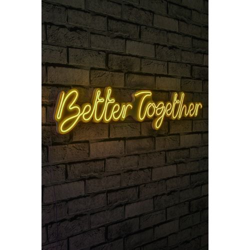 Wallity Zidna dekoracije svijetleća TOGETHER, Better Together - Yellow slika 10