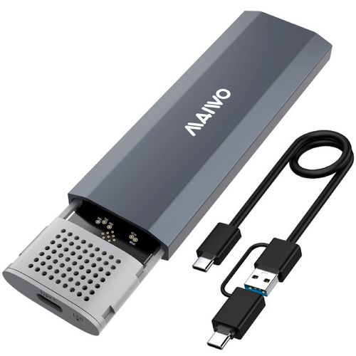 MAIWO USB 3.2 Tip-C Kućište za M.2 PCIe NVMe SSD, aluminium, bez alata, K1689P slika 1