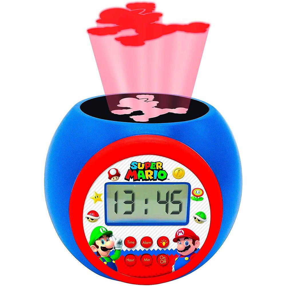 Super Mario Bros budilica s projekcijom slika 2