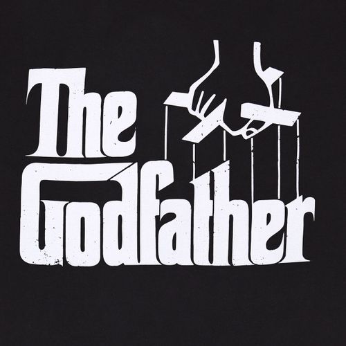 Majica Kratkih Rukava The Godfather Logo Crna Uniseks S slika 2