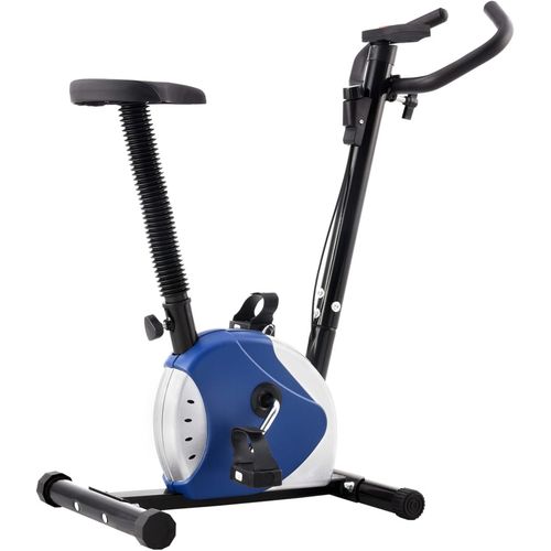 Bicikl za vježbanje s remenom za otpor plavi slika 1