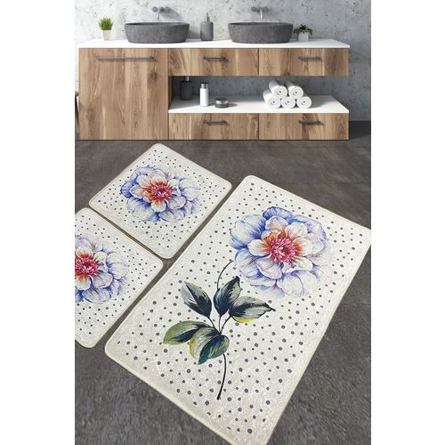 Jade Multicolor Bathmat Set (3 Pieces) slika 1