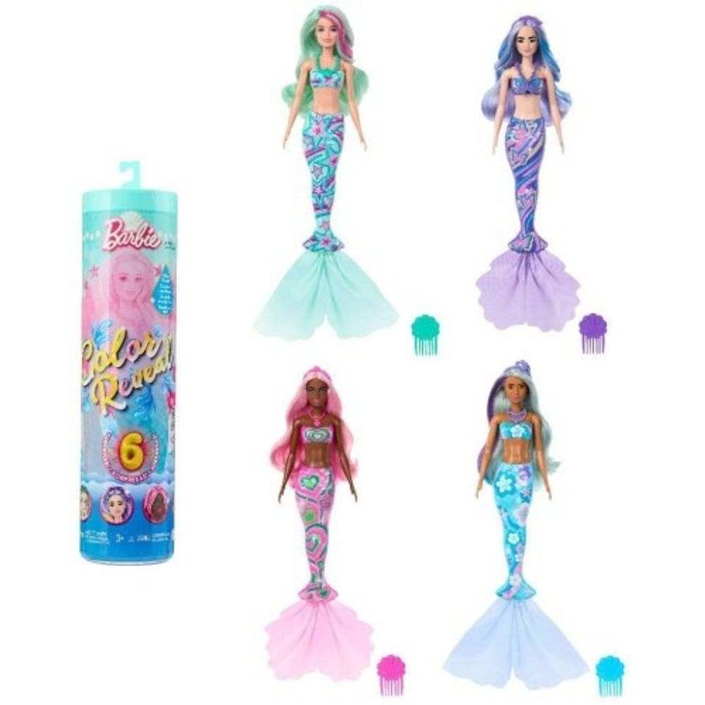 Barbie Lutka Color Reveal - Morska sirena slika 1
