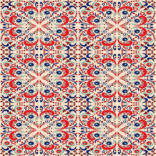 WOOKECE658 Cream
Red
Blue
Navy Blue Carpet (120 x 180) slika 2